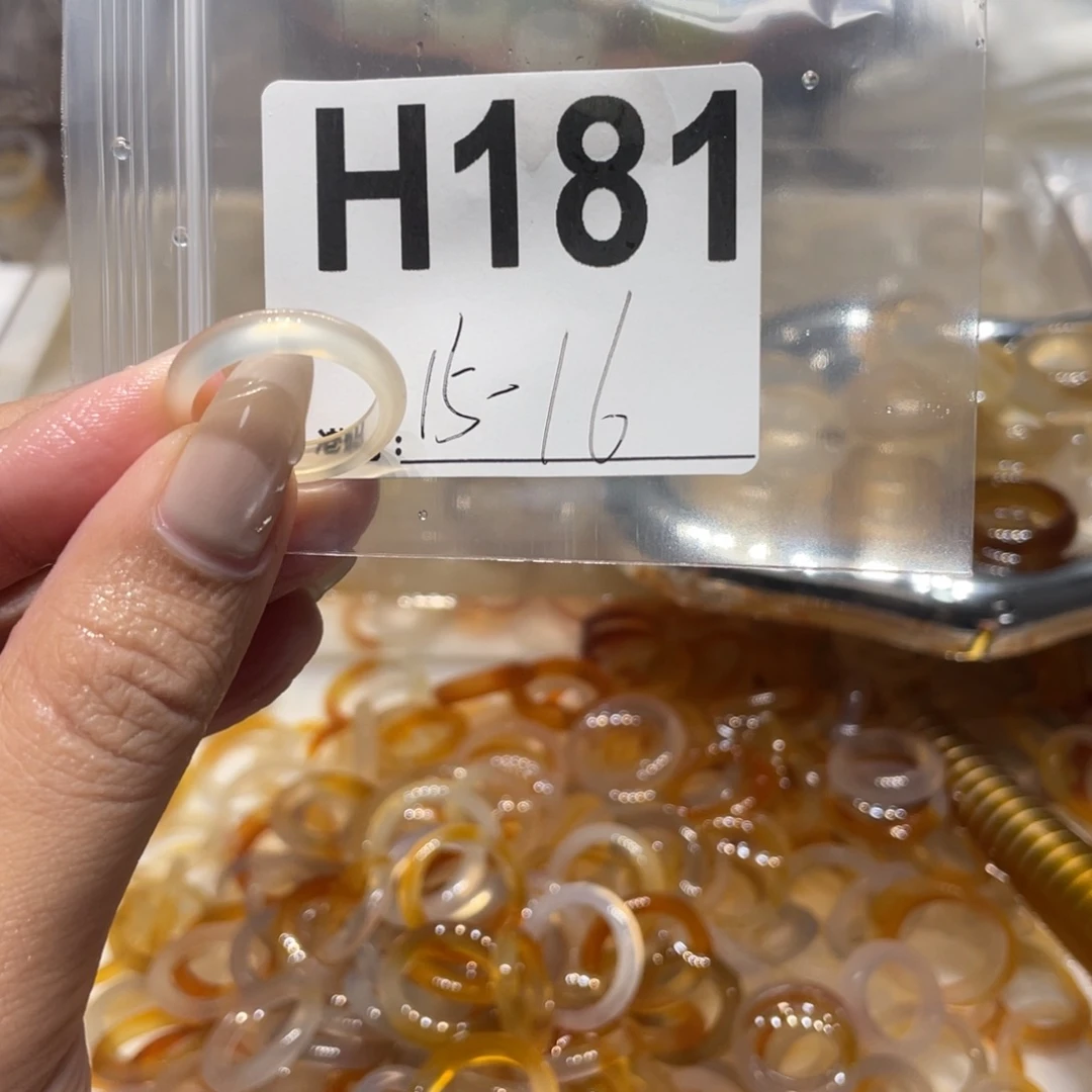 玛瑙/玉髓未镶嵌戒指181