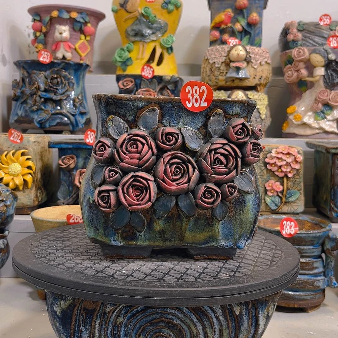 微瑕382号陶然花器厂家直销