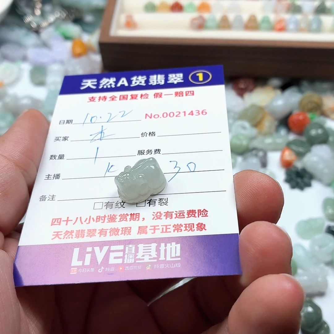 析***木翡翠未镶嵌颈饰456