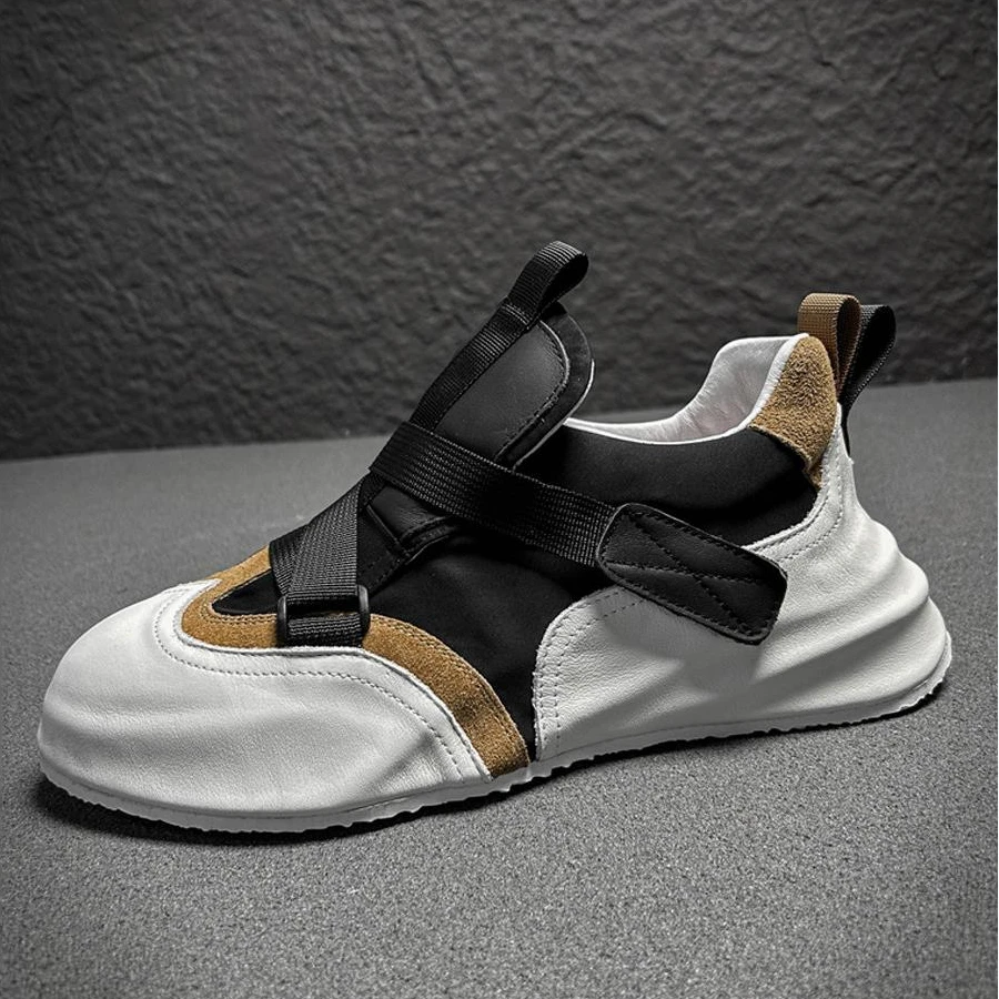 纪诗哲老爹鞋男款一脚蹬懒人休闲鞋新款时尚百搭包底鞋轻奢运动鞋