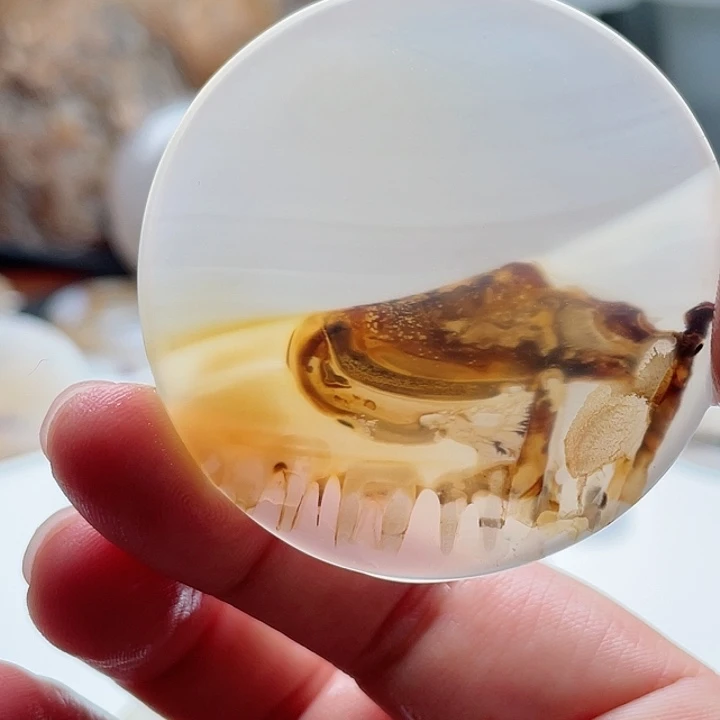 玛瑙/玉髓吊坠(不含链)未镶嵌觉*子