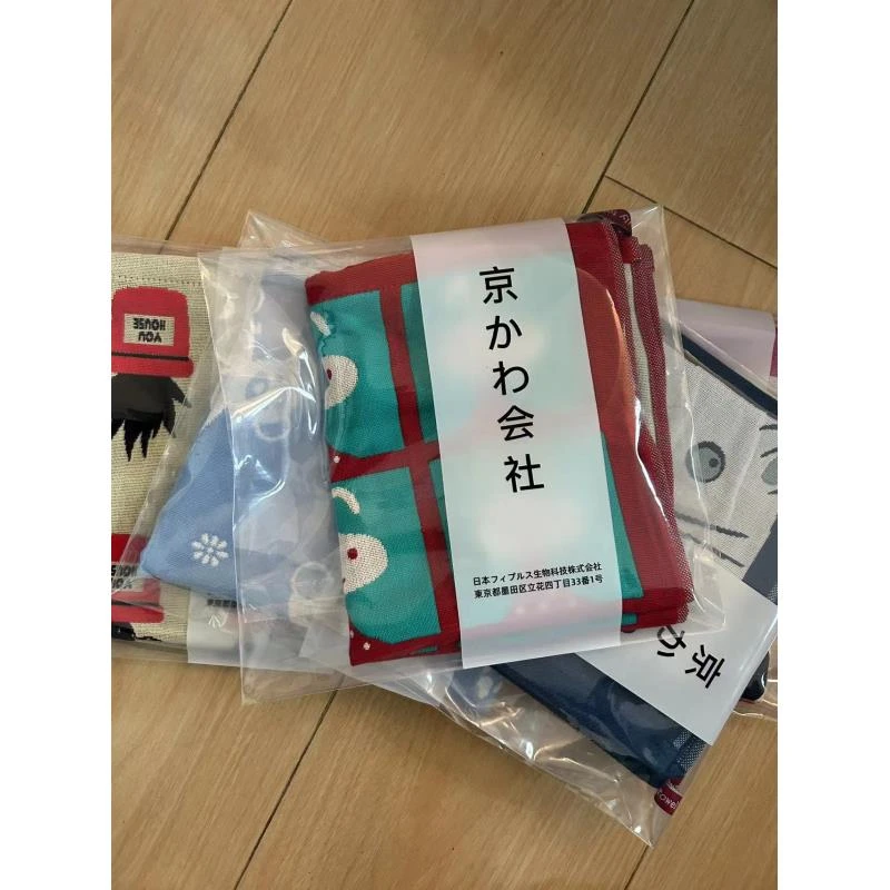 【京かわ会社】 柔软婴幼童巾小方巾不掉毛 颜色随机