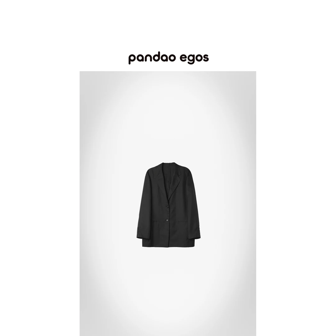 【PANDAO EGOS】轻奢后开衩丝质西装