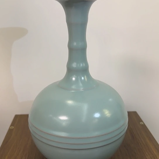 瓷片宋老师竹节瓶