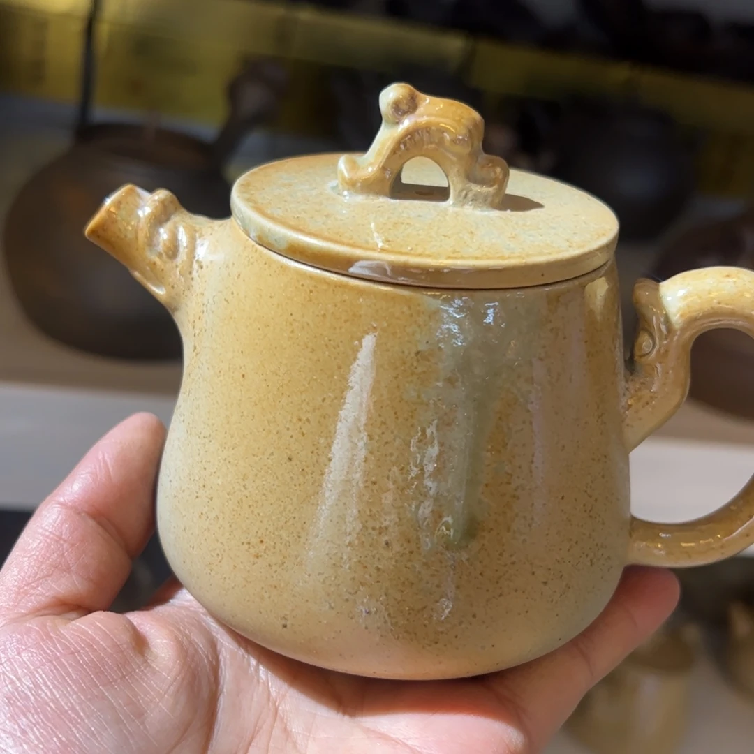 贵台龙窑柴烧茶壶140