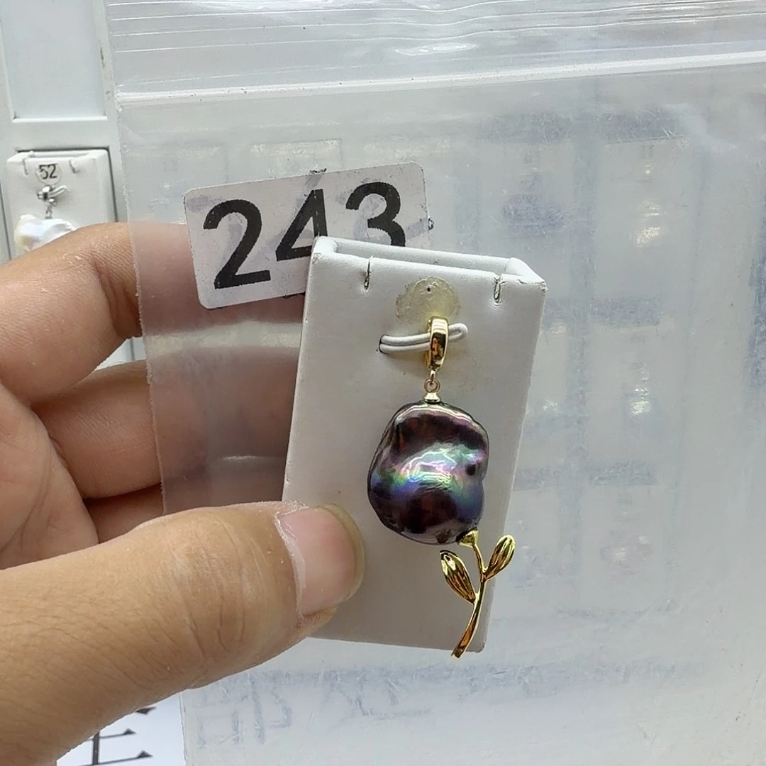 颈饰合金淡水珍珠