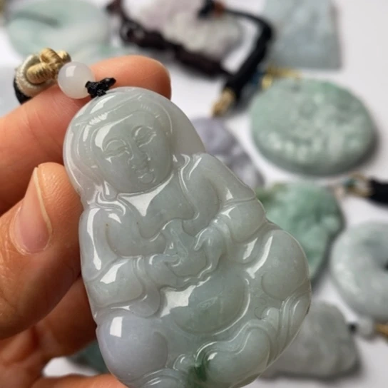 翡翠未镶嵌挂件翡翠