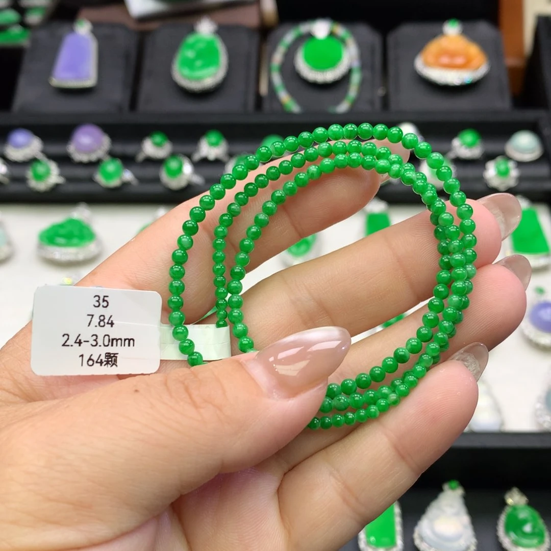 d***u翡翠18K金镶嵌吊坠(不含链)