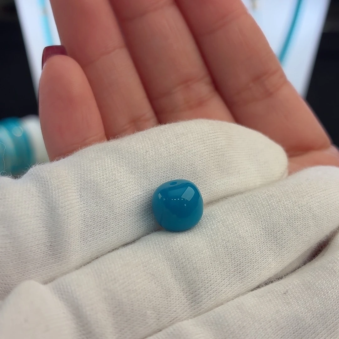 绿松石未镶嵌手串9.7mm