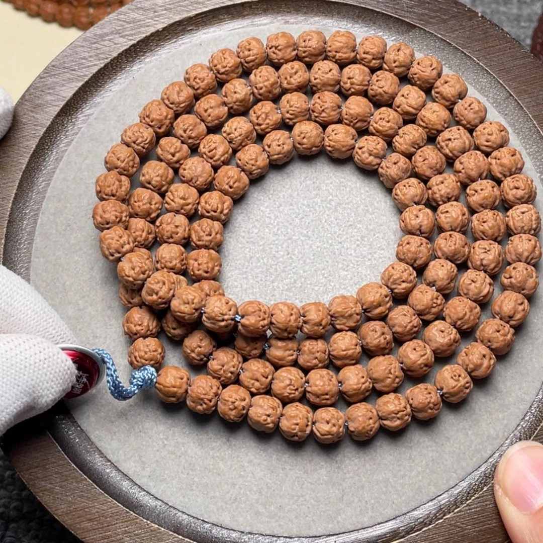 手串金刚菩提用****1梅朵头货佛手108尺寸7➕