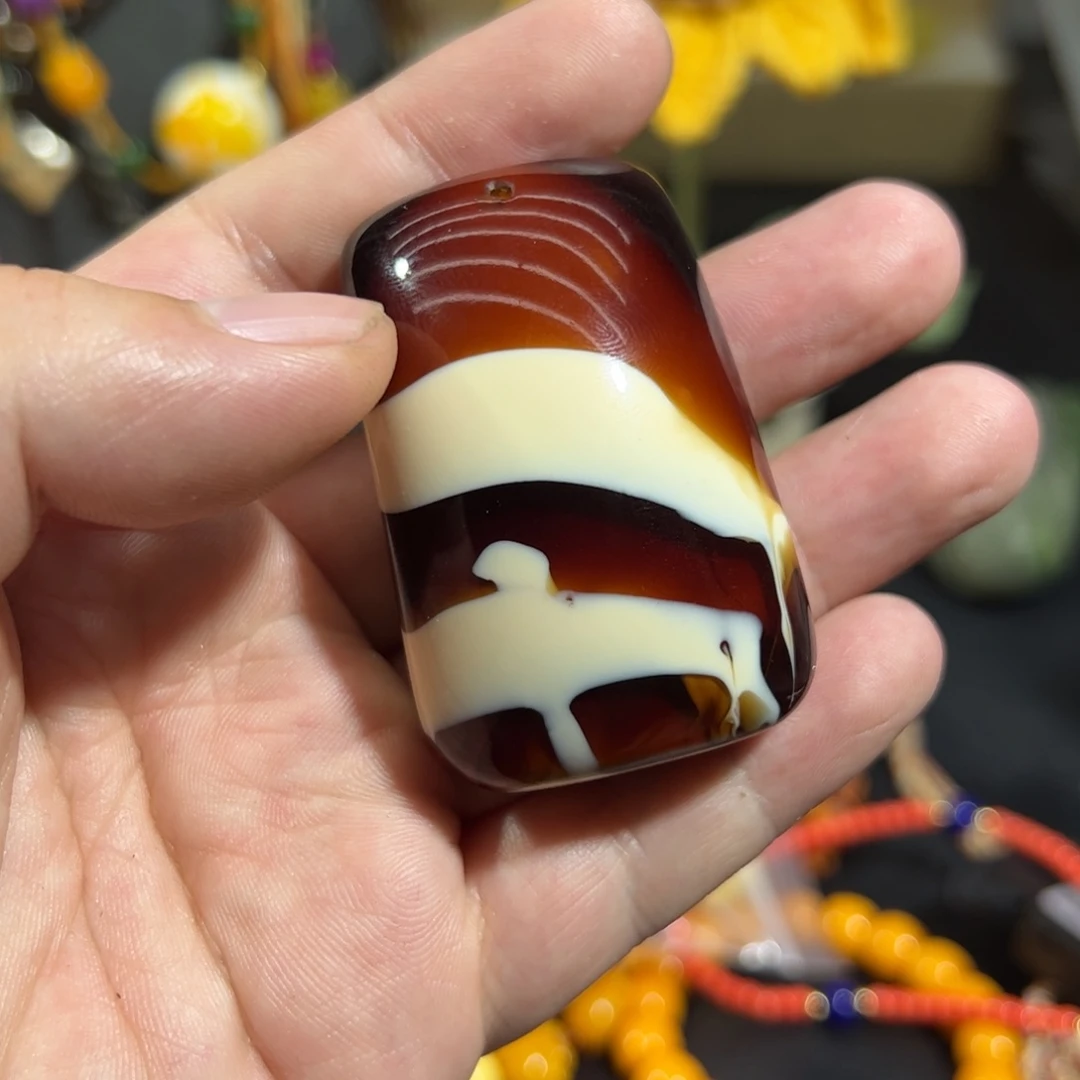 未镶嵌琥珀手链泊****)无事牌