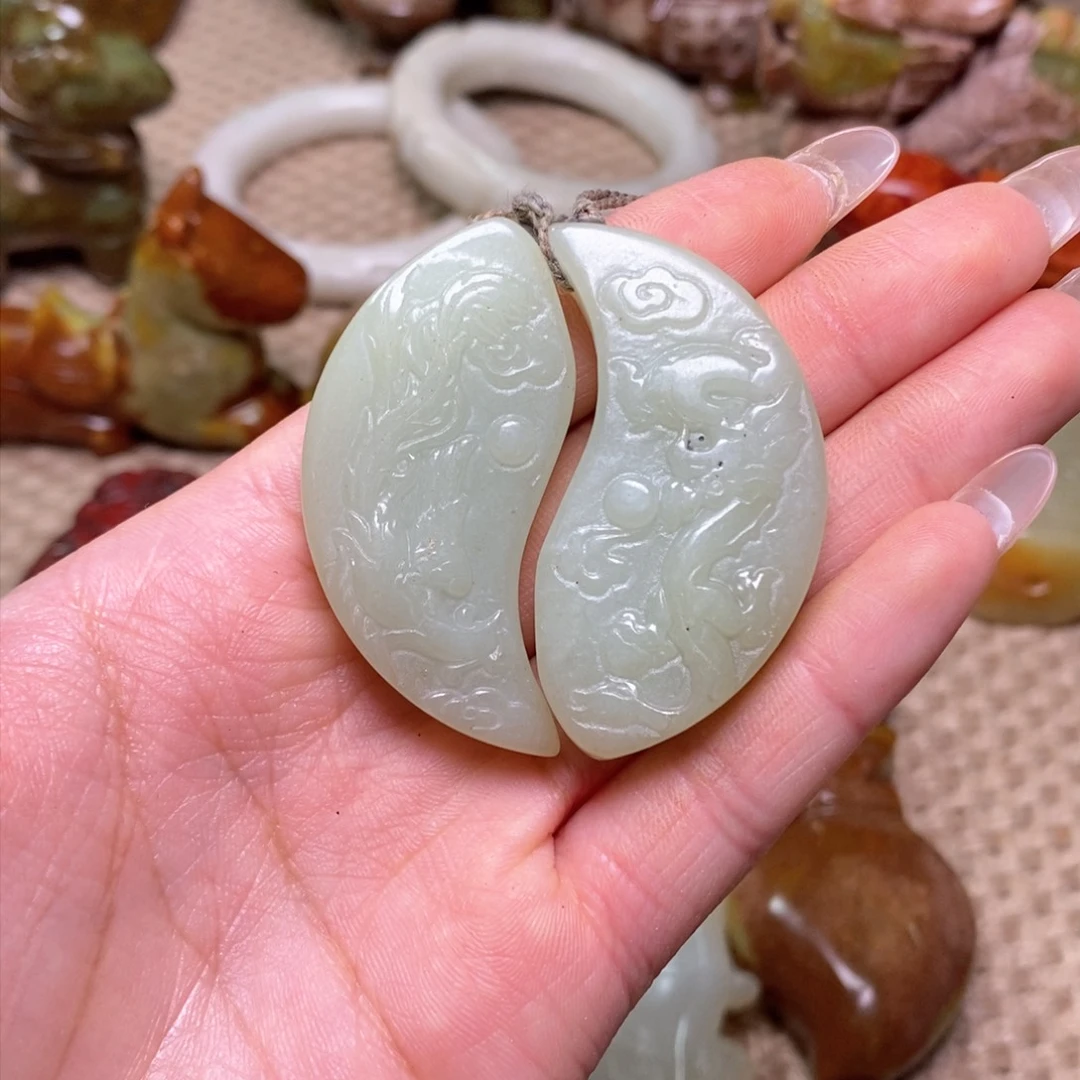 白玉菩提吊坠白玉菩提白玉菩提摆件