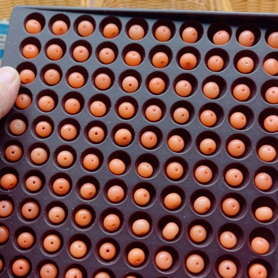 白玉菩提吊坠瑕疵9-7橘色苹果200颗