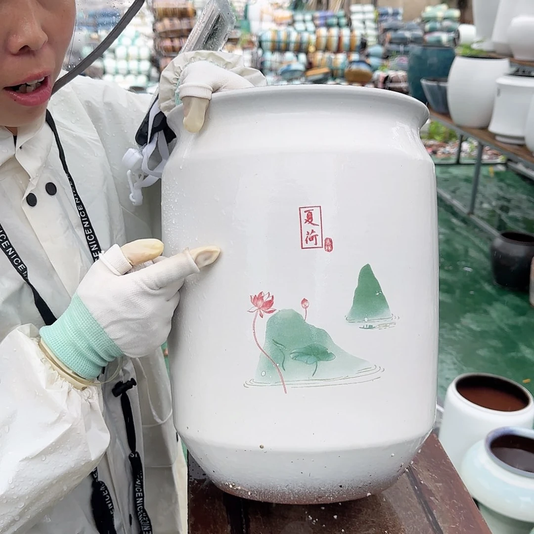 紫砂花盆王嫂花盆0622-136高37口26