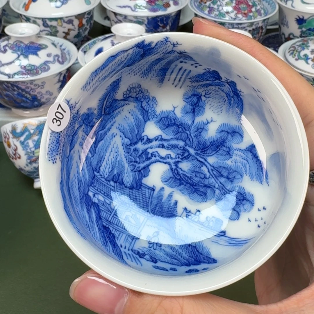 景德镇手工手绘茶具307