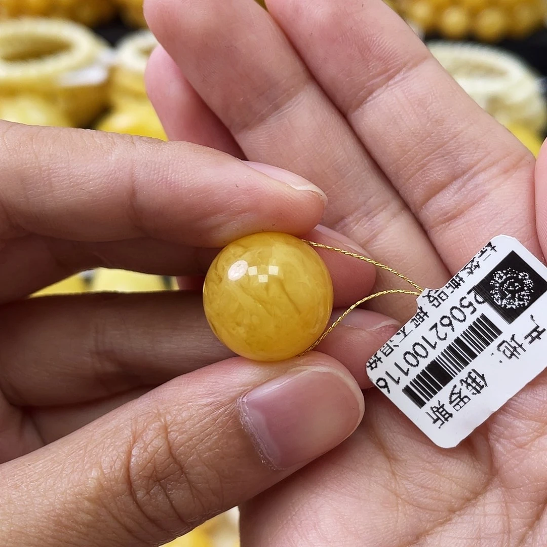 琥珀未镶嵌珠宝奇石J****n16.3mm微瑕
