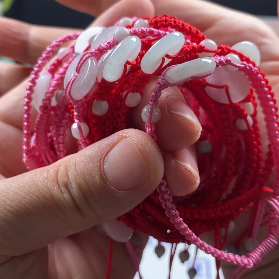 未镶嵌手绳翡翠翡翠