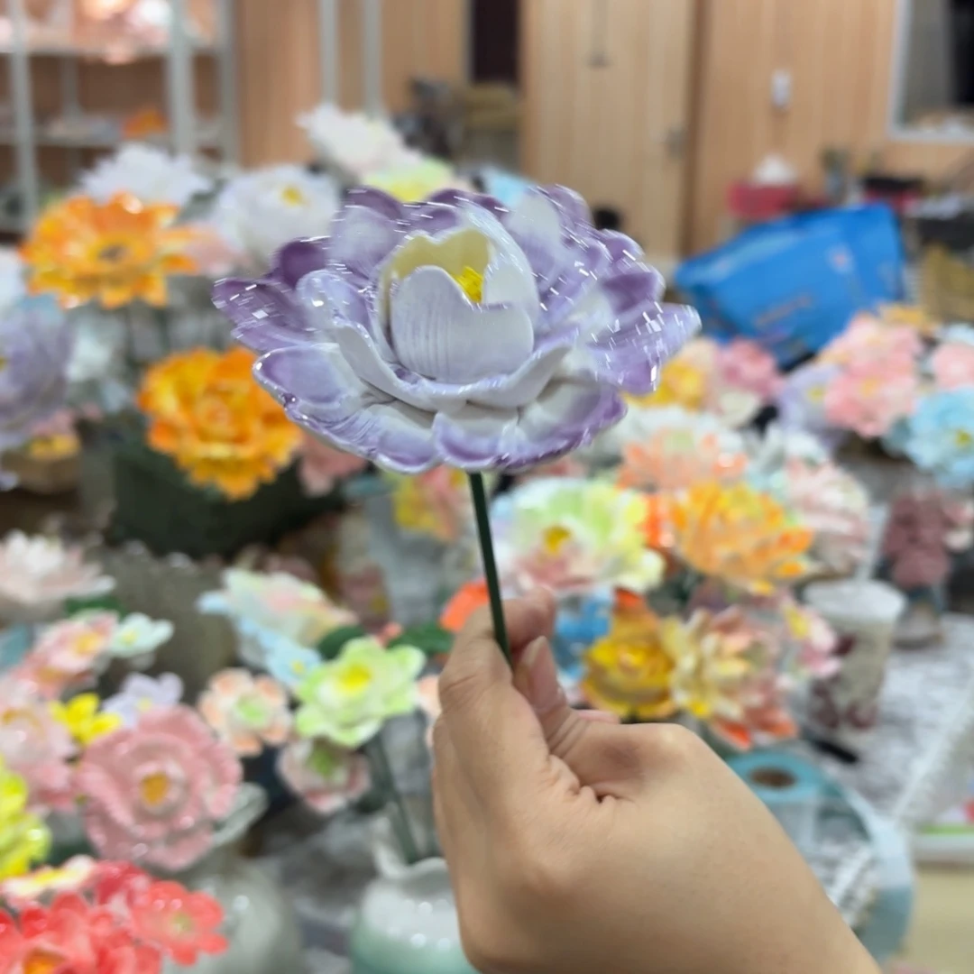陶瓷花，20元发货，退款拉黑