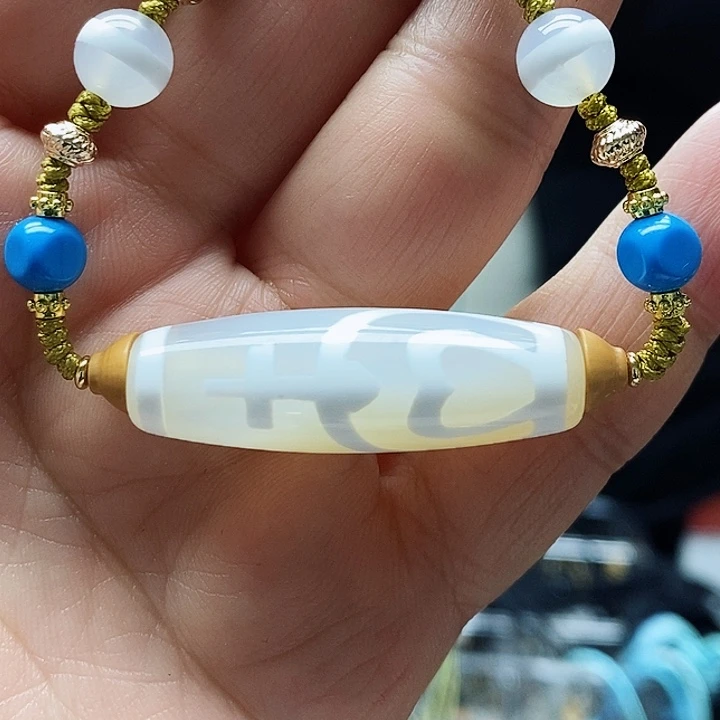 玛瑙/玉髓颈饰合金