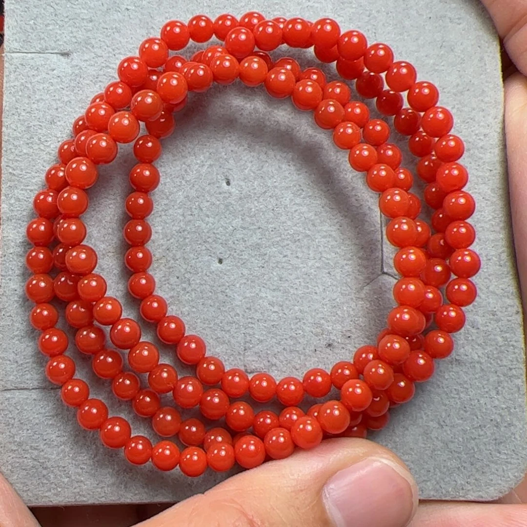 南红玛瑙手串未镶嵌