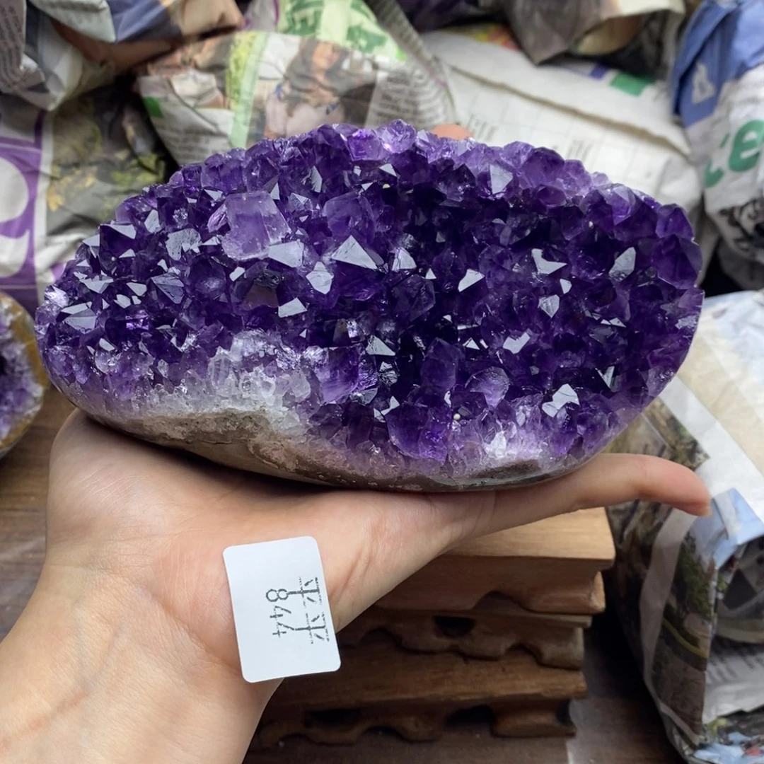 紫晶珠宝半成品未镶嵌