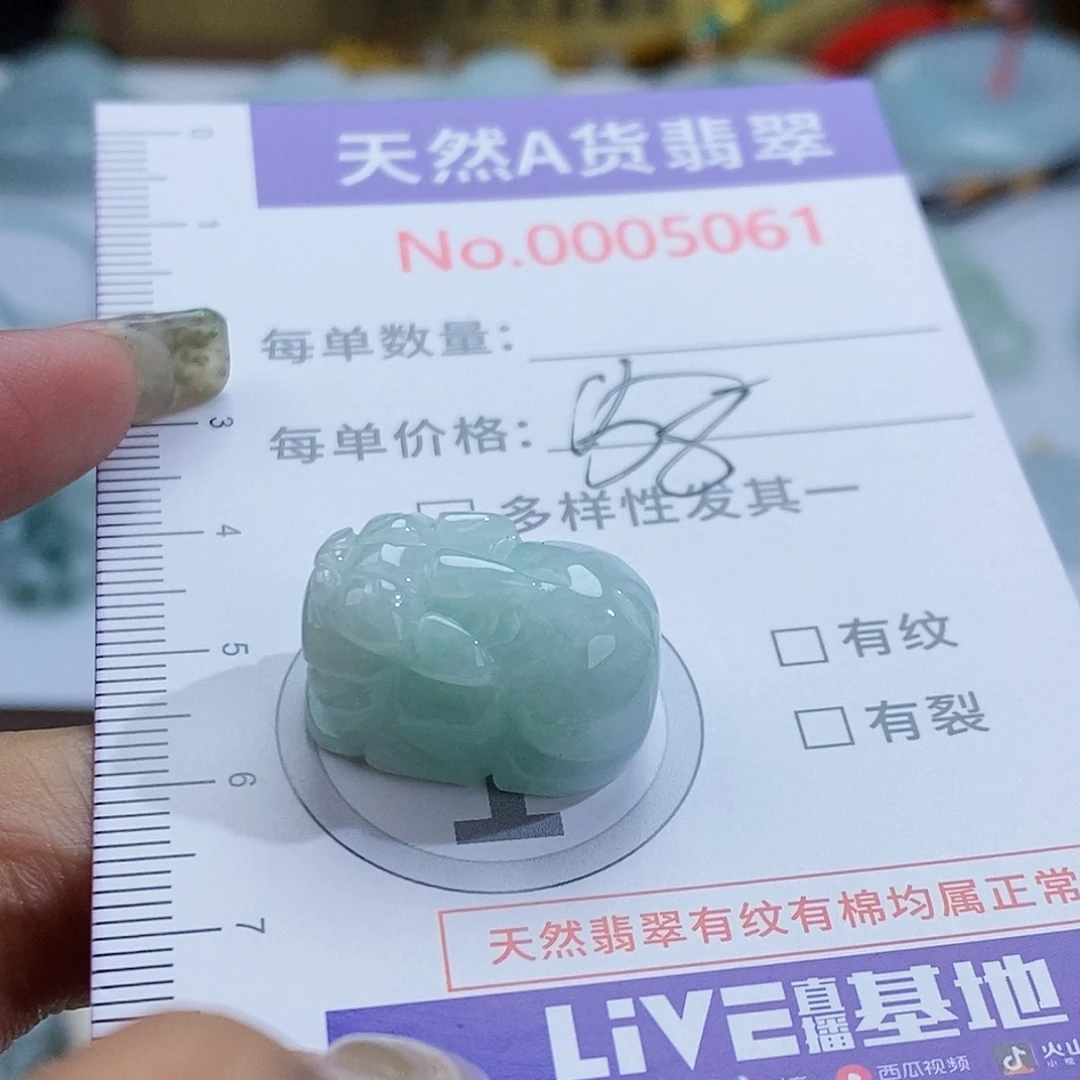 翡翠未镶嵌颈饰5061