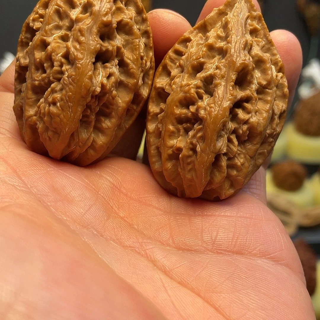 吊坠猴头核桃水晶皮高桩塔尖