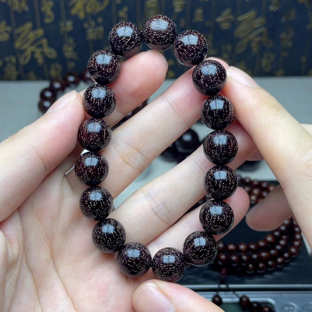 檀香紫檀（小叶紫檀）p****.1.2 17颗 爆满金星