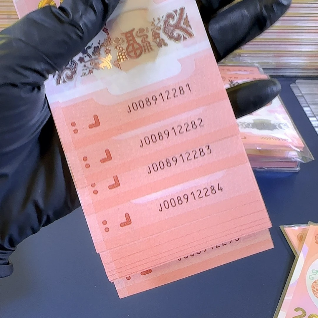 塑料生肖蛇十连号008912281-90