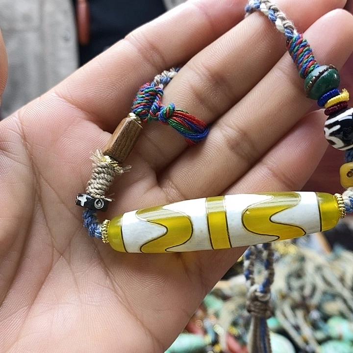 玛瑙/玉髓（覆膜）合金颈饰