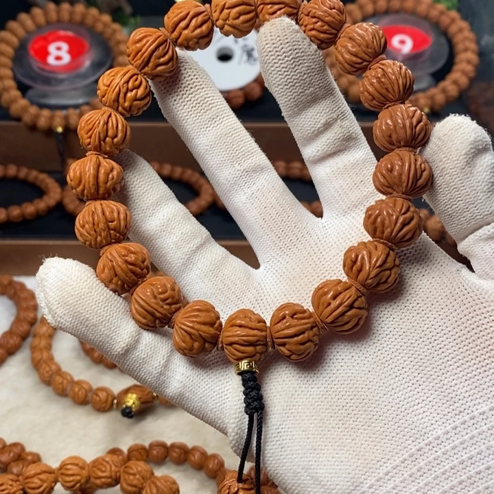 桃核吊坠秦岭龙纹