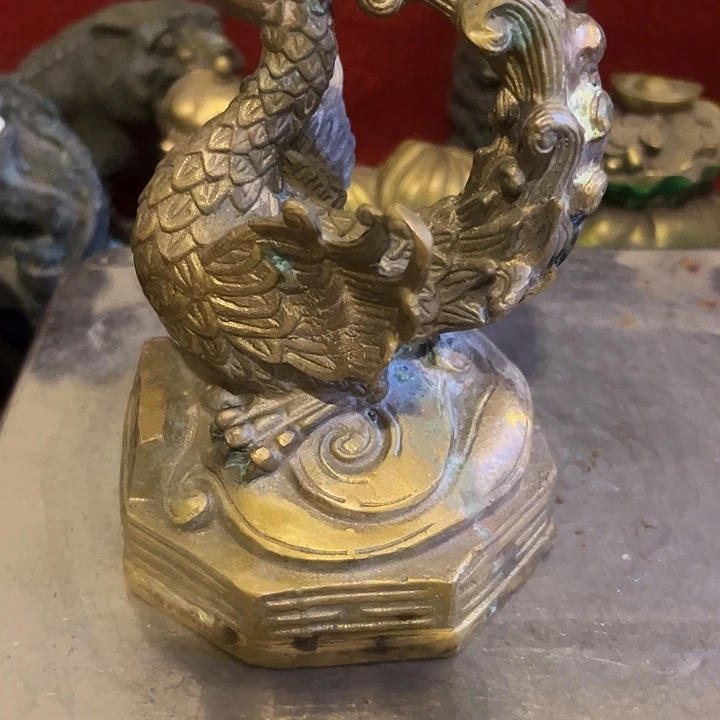 ****嗯黄铜摆件，文房工艺品摆件