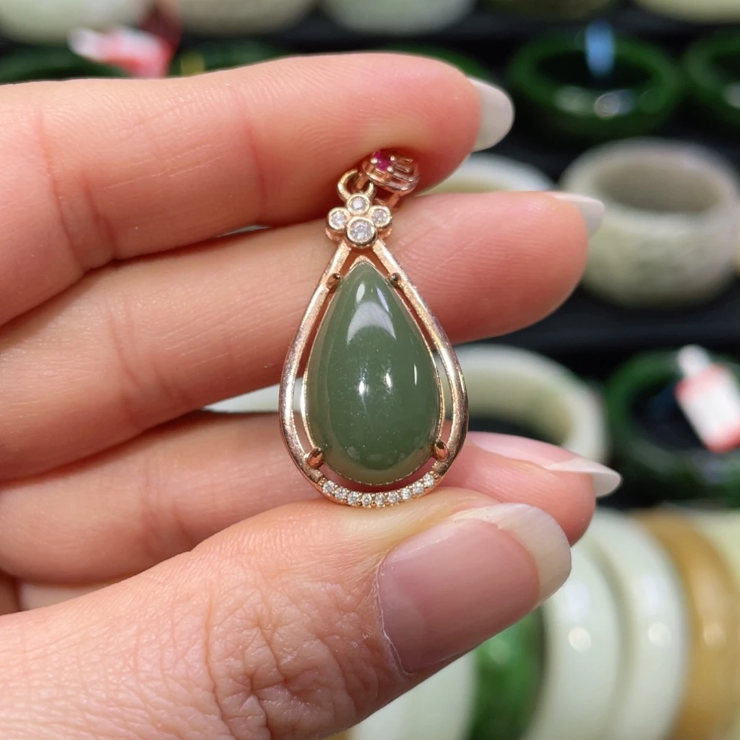 吊坠(不含链)未镶嵌和田玉