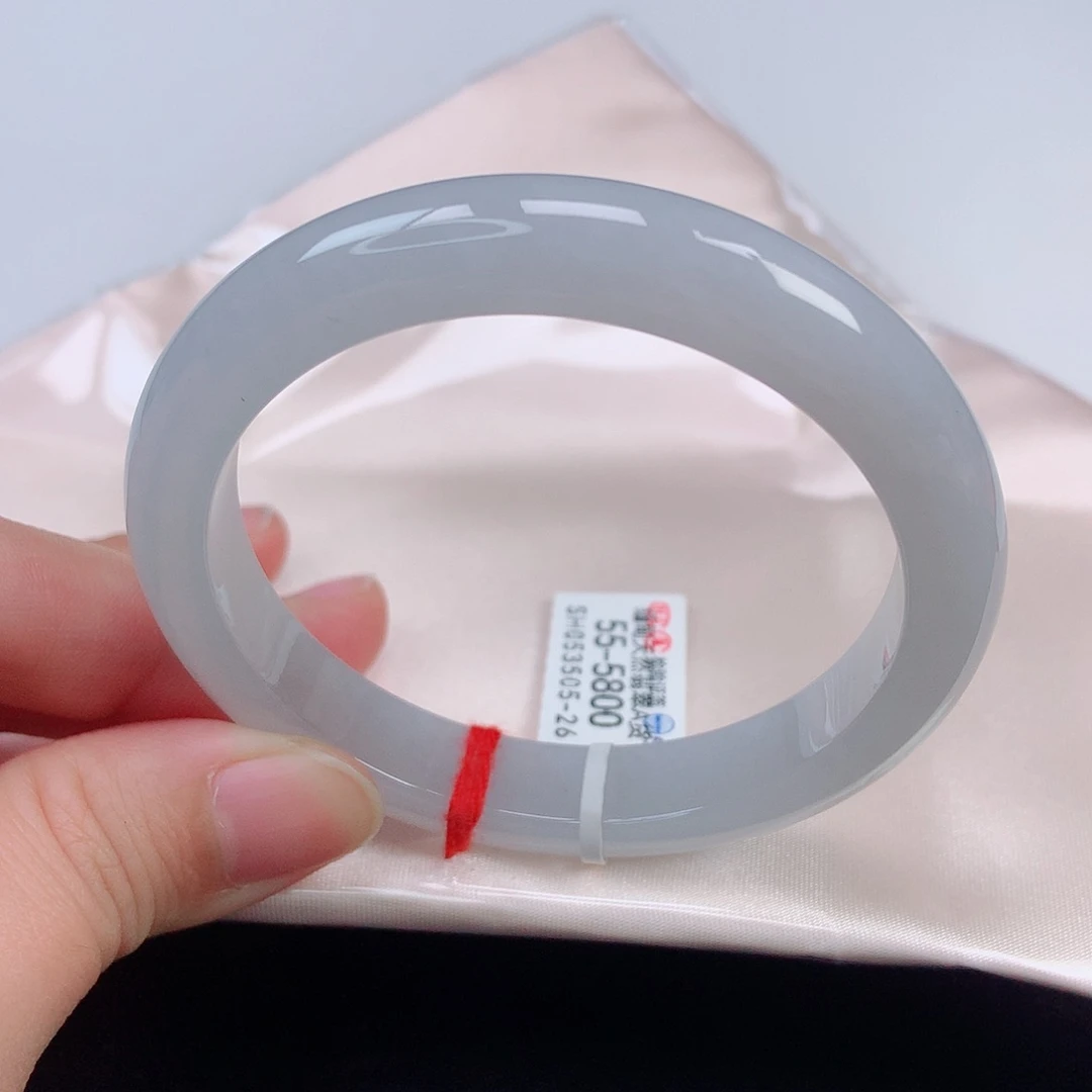 未镶嵌手镯翡翠55正圈