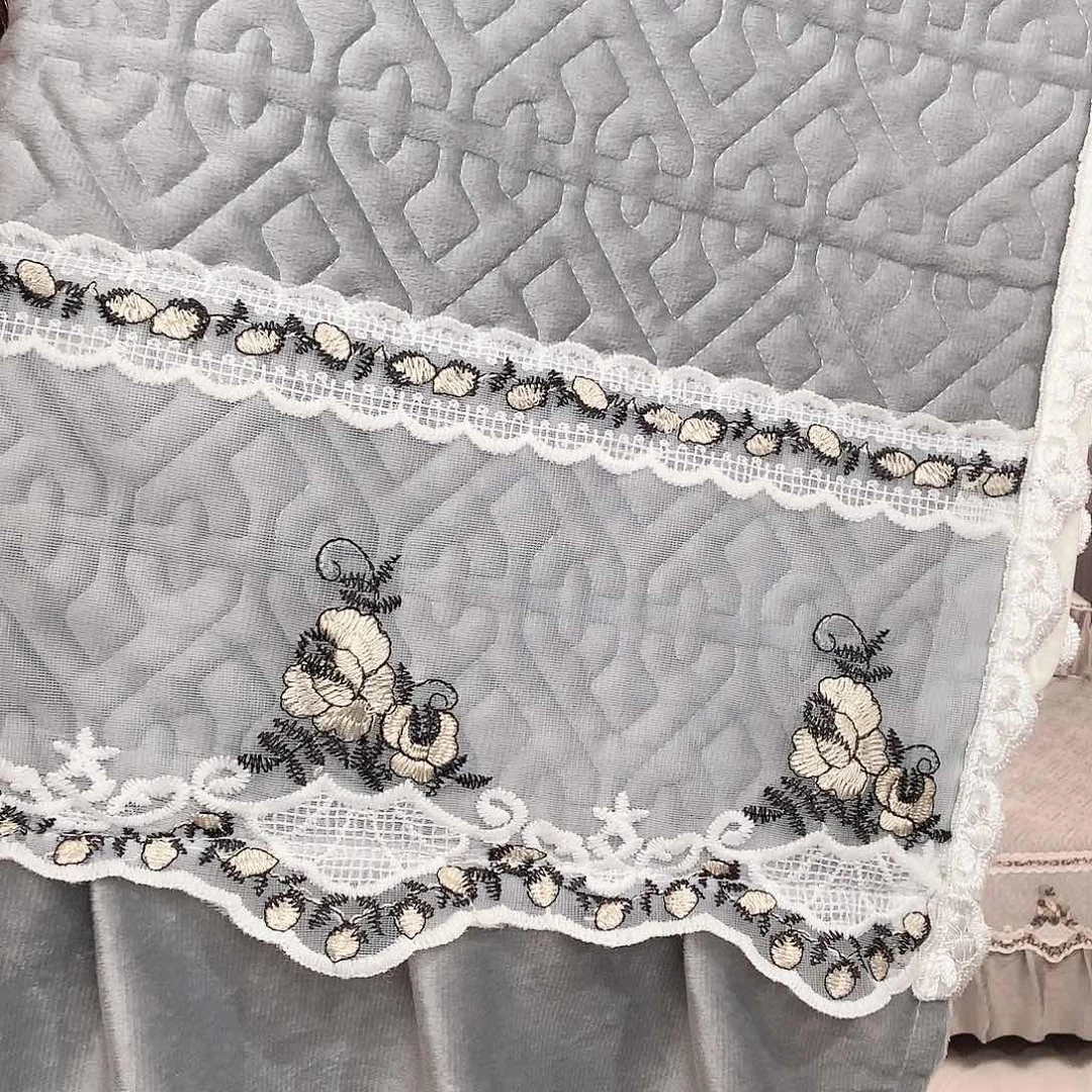 绒灰色，防滑沙发垫