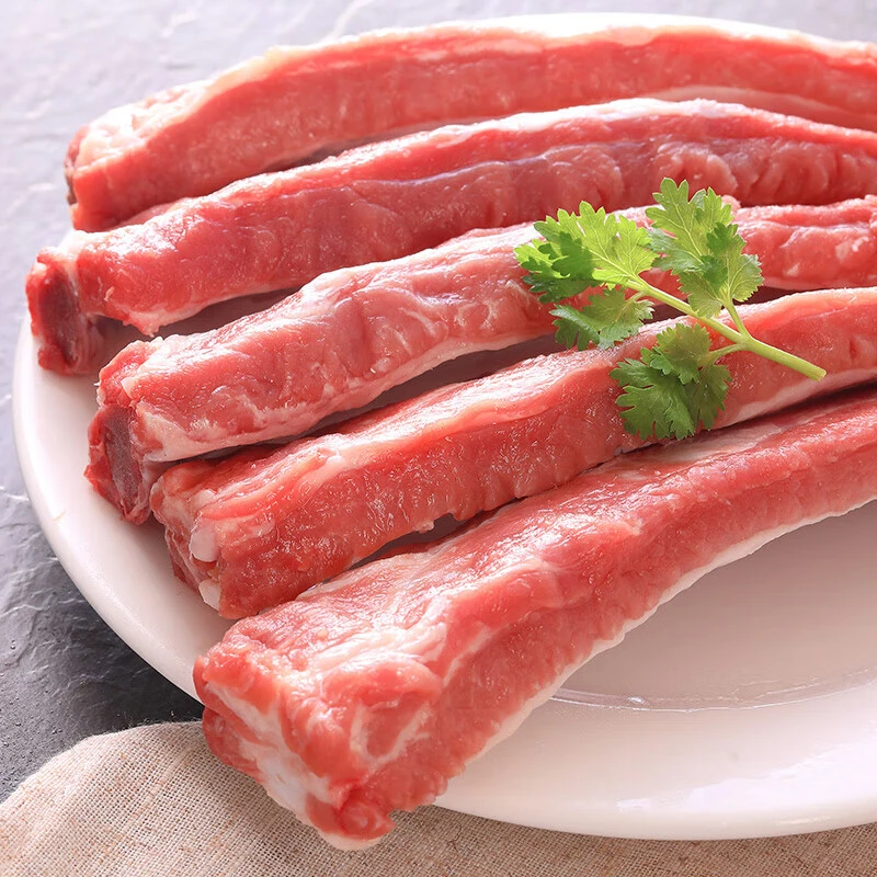 恩施农村黑猪鲜排骨