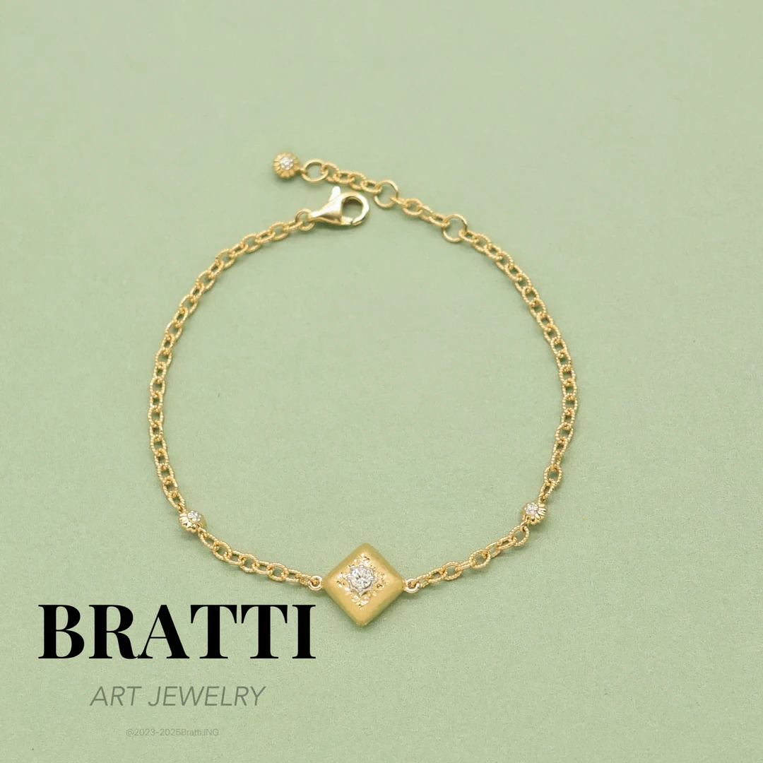 Bratti珠宝18K金“风物诗集”钻石手链-KS250505