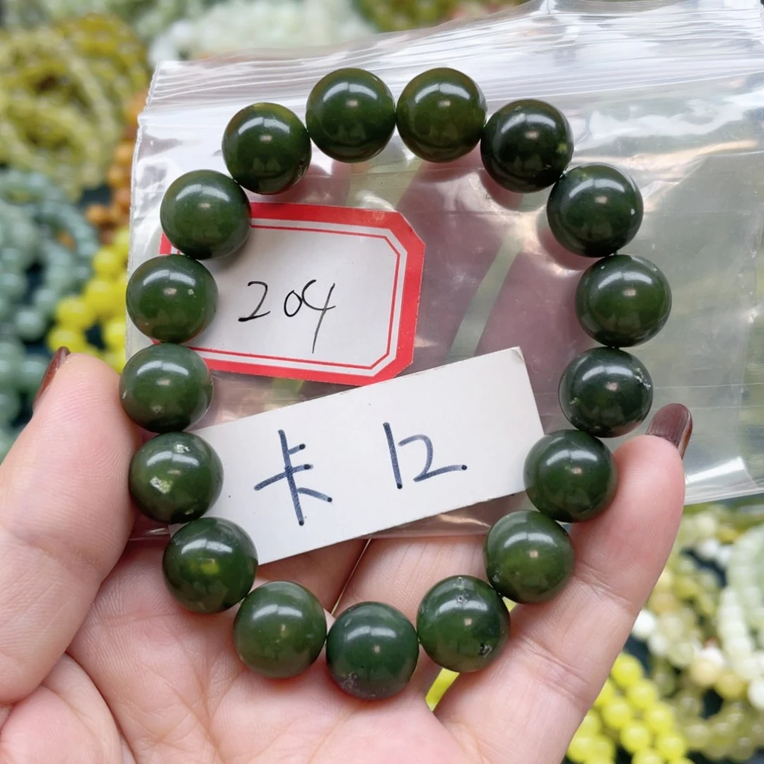 未镶嵌蛇纹石玉手串