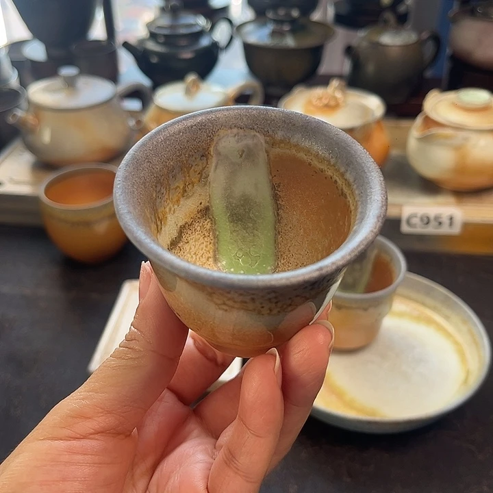 适***常茶盏柴烧茶具柴烧茶具