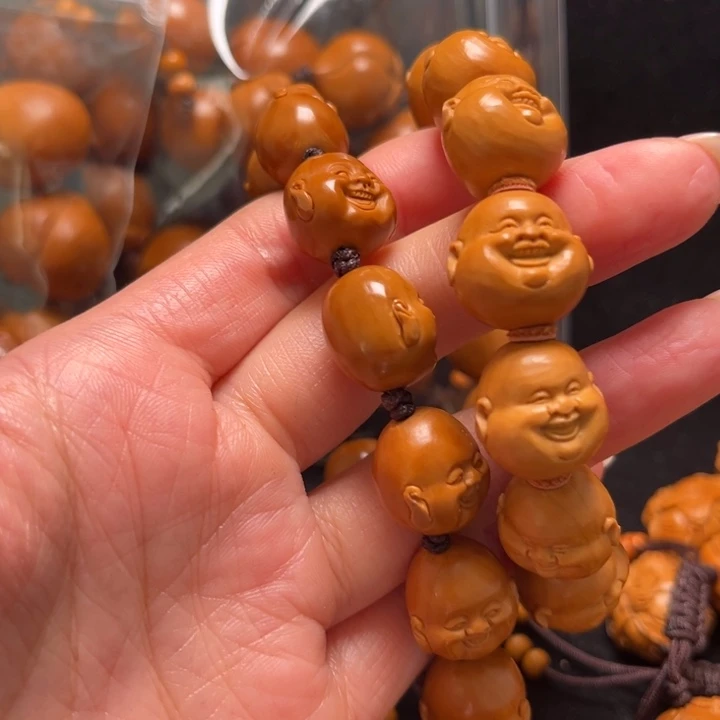 风***飘手串橄榄核开心串