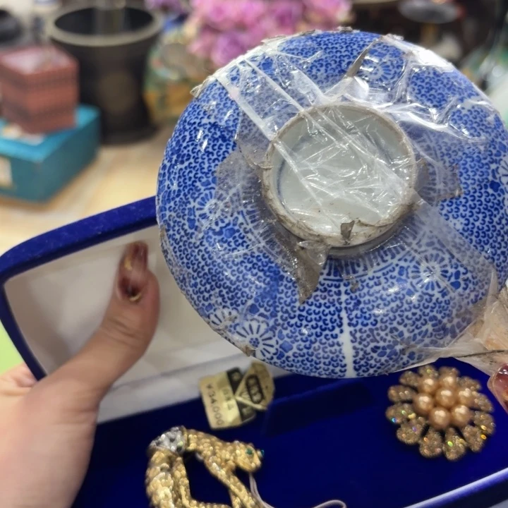 陶瓷古美术置物摆件