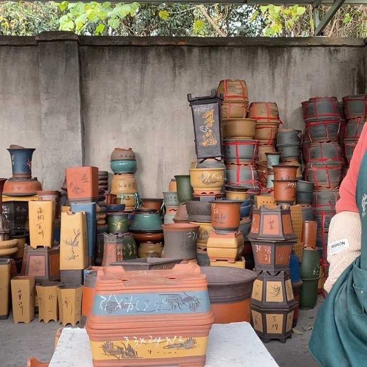 紫砂花盆紫砂花盆