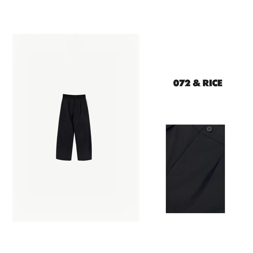 072 & RICE【香蕉裤】秋季休闲百搭直筒长裤 KB083 618FF