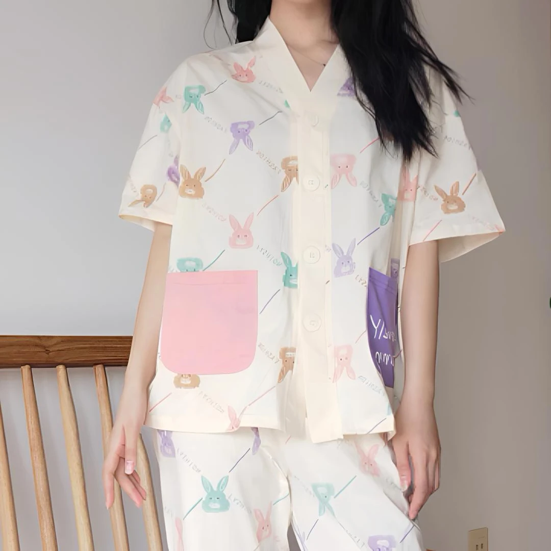 宽纱女士居家服直播福利79-129