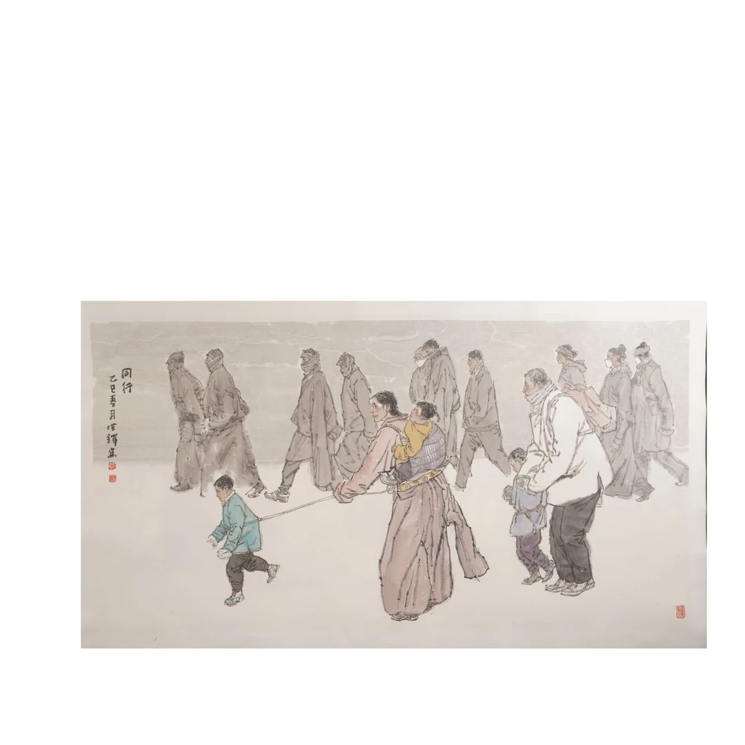 35晚沈世铎国画N50ED19039