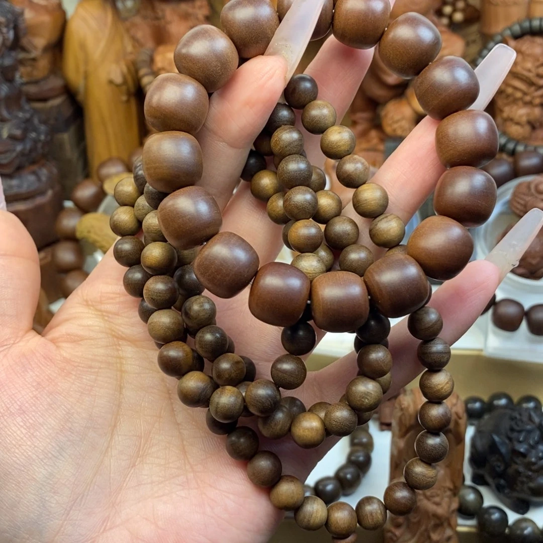 N***品檀香木手串/手链迈索尔老山檀香1314奶香，08.108奶香微瑕