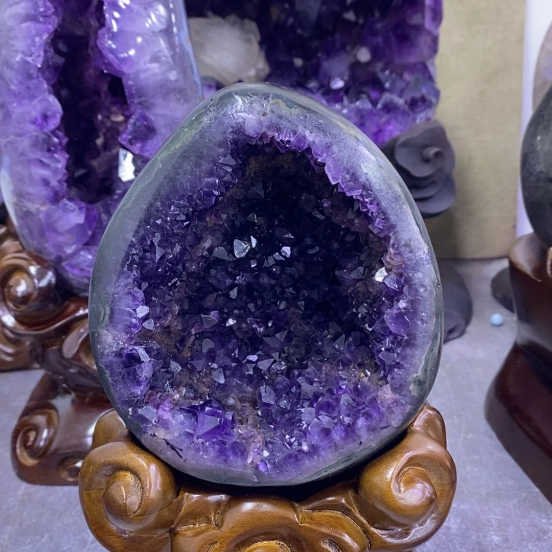 未镶嵌紫晶大型摆件（非配饰）紫水晶723