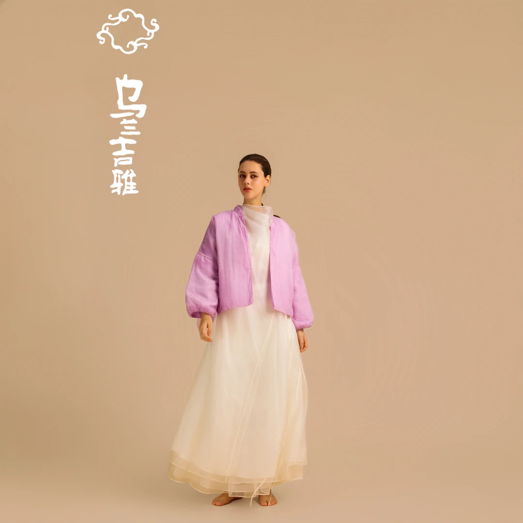 乌兰吉雅 原创设计高端女装钱宝短棉袄