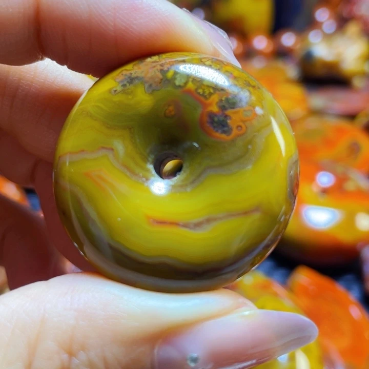 未镶嵌战国红吊坠玛瑙/玉髓