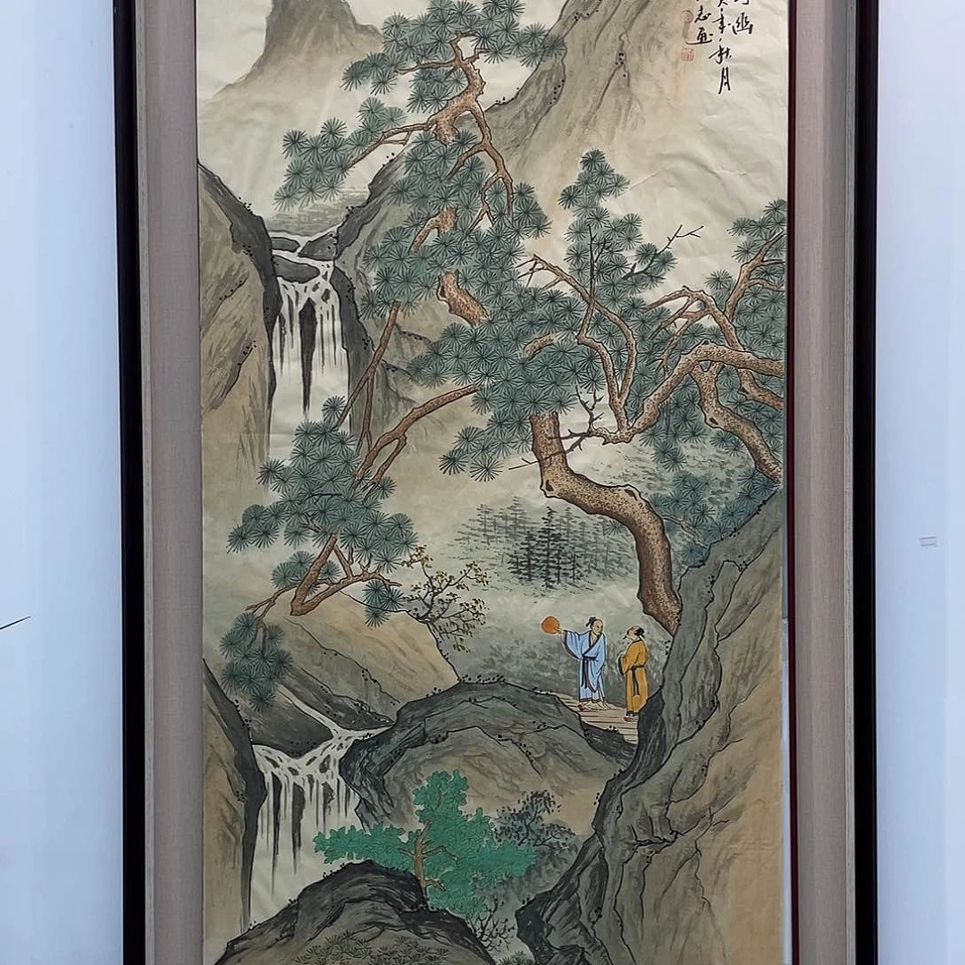 国画凌行志手绘作品